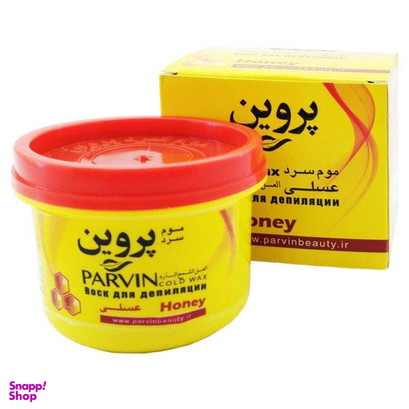 موم سرد عسلی پروین وزن 280 گرم