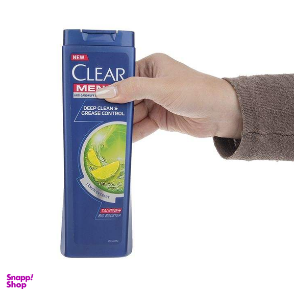 شامپو مردانه ضد شوره کلیر (Clear) مدل Deep Clean & Grease Control حجم 400 میلی لیتر