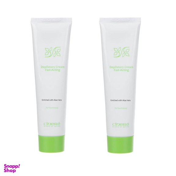 کرم موبر صورت و بدن سینره (Cinere) مدل Aloe vera حجم 100 میلی‌ لیتر مجموعه 2 عددی