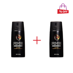 اسپری اکس (Axe) مدل Dark Temptation حجم 150 میلی‌ لیتر مجموعه 2 عددی