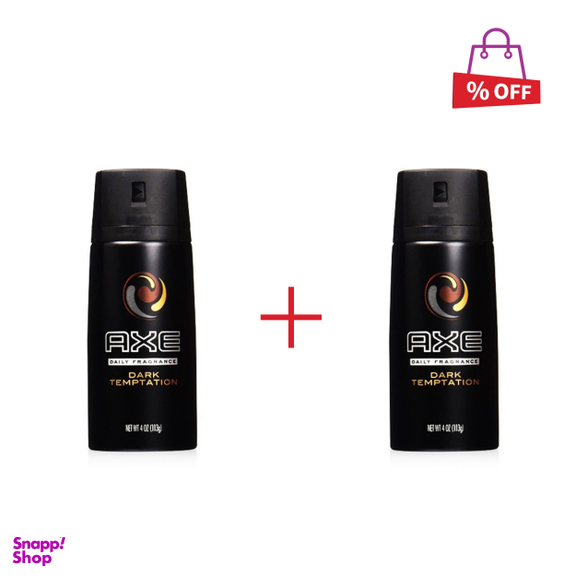 اسپری اکس (Axe) مدل Dark Temptation حجم 150 میلی‌ لیتر مجموعه 2 عددی