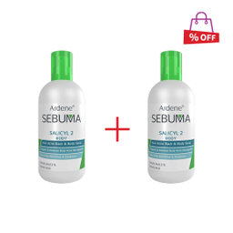 اسپری ضد جوش بدن آردن (Ardene) سری Sebuma مدل Salicyl 2 حجم 250 میلی‌ لیتر مجموعه 2 عددی