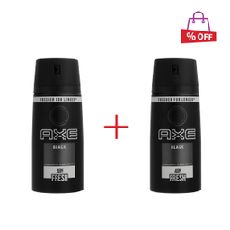 اسپری مردانه اکس (Axe) مدل Black حجم 150 میلی‌لیتر مجموعه 2 عددی