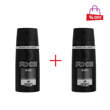 اسپری مردانه اکس (Axe) مدل Black حجم 150 میلی‌لیتر مجموعه 2 عددی