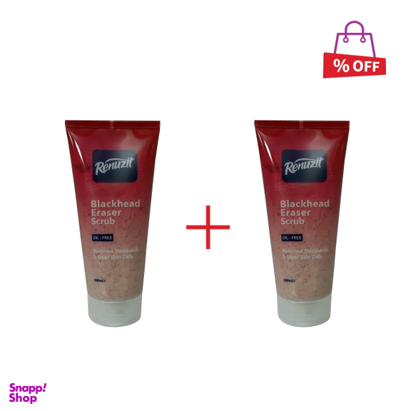 اسکراب لایه بردار پوست رینوزیت (Renuzit) مدل blackhead eraser حجم 200 میلی‌لیتر مجموعه 2 عددی