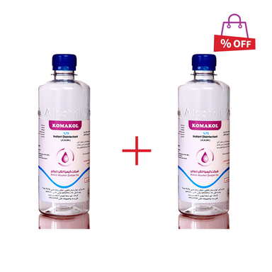 الکل کماکل (Komakol) حجم 500 میلی‌ لیتر مجموعه 2 عددی
