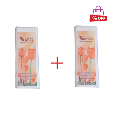 پد اپیلاسیون اطلس (Atlas) کد 01 بسته 30 عددی مجموعه 2 عددی