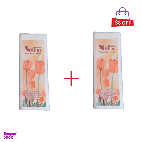 پد اپیلاسیون اطلس (Atlas) کد 01 بسته 30 عددی مجموعه 2 عددی