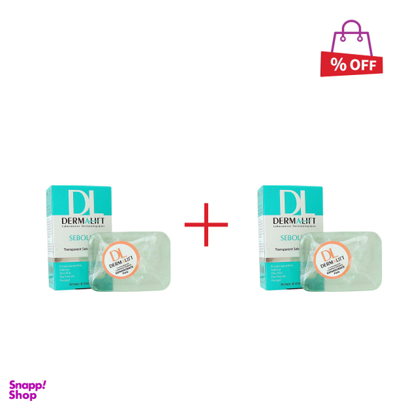 پن شفاف کاهش دهنده چربی پوست درمالیفت (Dermalift) مدل Sebolift وزن 100 گرم مجموعه 2 عددی