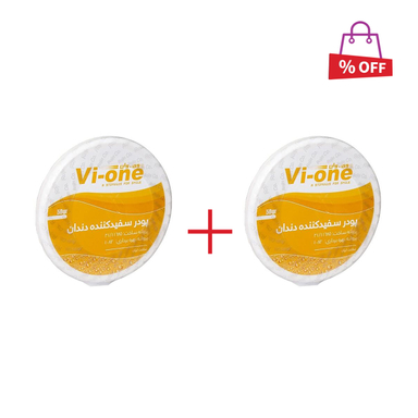 پودر سفید کننده دندان وی وان (Vi-One) مدل Orange وزن 50 گرم مجموعه 2 عددی