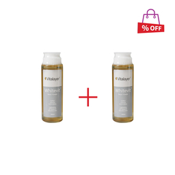 تونر پاک کننده صورت ویتالیر (Vitalayer) مدل Whitevit حجم 200 میلی‌لیتر مجموعه 2 عددی