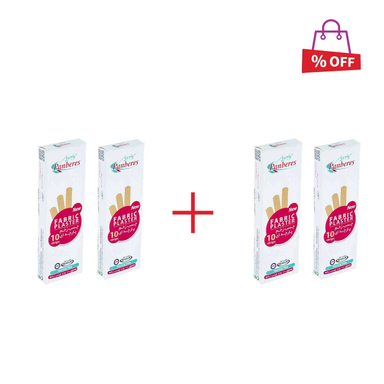 چسب زخم پنبه ریز (Panberes) مدل Fabric مجموعه 2 عددی مجموعه 2 عددی