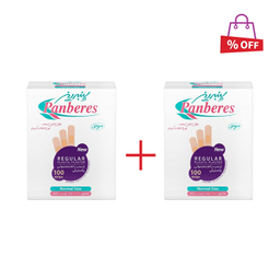 چسب زخم پنبه ریز (Panberes) مدل Regular Plastic بسته 10 عددی مجموعه 2 عددی