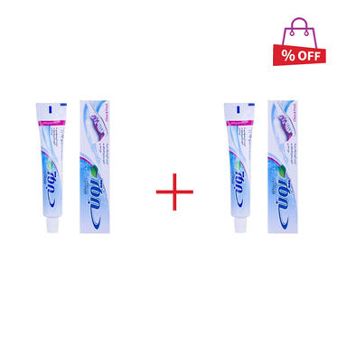 خمیر دندان پونه (Pooneh) مدل Clean And Fresh حجم 53 میلی‌ لیتر مجموعه 2 عددی