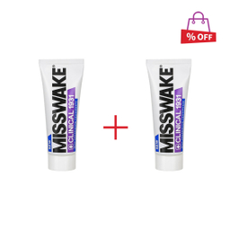 خمیر دندان ترمیم کننده میسویک (Misswake) مناسب دندان های حساس و آسیب دیده حجم 75 میلی لیتر مجموعه 2 عددی