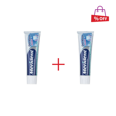خمیر دندان مریدنت (Merident) مدل سفید کننده حجم 130 میلی‌لیتر مجموعه 2 عددی
