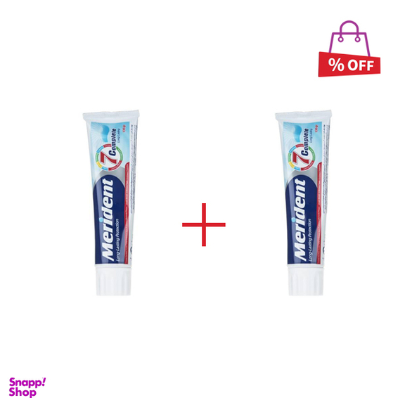 خمیر دندان مریدنت (Merident) مدل کامپلت حجم 130 میلیلیتر مجموعه 2 عددی