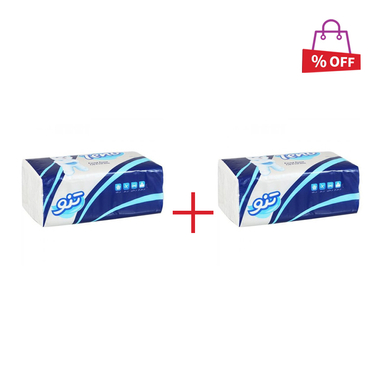 دستمال کاغذی نایلونی تنو (Teno) بسته 250 برگی مجموعه 2 عددی