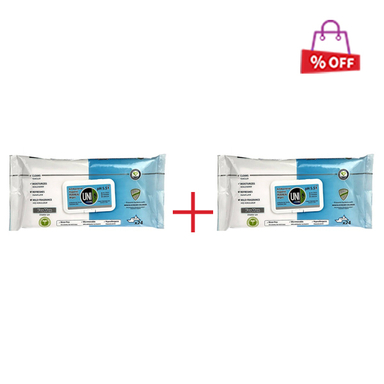 دستمال مرطوب آقایان یونی مد مدل Antibacterial Hygienic Perineal بسته 24 عددی مجموعه 2 عددی
