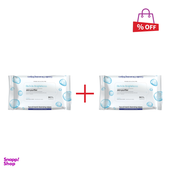 دستمال مرطوب بیول (Biol) مدل Rich In Brightness بسته 10 عددی مجموعه 2 عددی