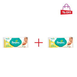 دستمال مرطوب کودک پمپرز (Pampers) بسته 50 عددی مجموعه 2 عددی