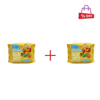 دستمال نرم کننده مرطوب نینو (Nino) مخصوص کودک بسته 90 عددی مجموعه 2 عددی