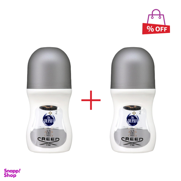 رول ضد تعریق مردانه دکتر درما (DR.DERMA) مدل CREED حجم 50 میلی‌لیتر مجموعه 2 عددی