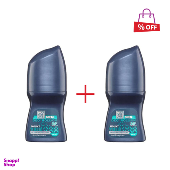 رول ضد تعریق مردانه مای (My) مدل Mount Vein حجم 50 میلی‌لیتر مجموعه 2 عددی