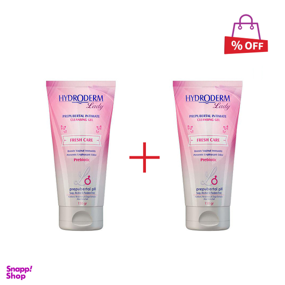 ژل بهداشتی بانوان هیدرودرم (Hydroderm) مدل Fresh care حجم 150 میلی‌لیتر مجموعه 2 عددی