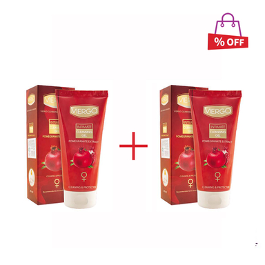 ژل بهداشتی بانوان ویرگو (Viergo) مدل Pomegranate حجم 200 میلیلیتر مجموعه 2 عددی
