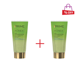 ژل پاک کننده اسکراب پریم (Prime) سری Acnex مدل Luffa حجم 175 میلی‌لیتر مجموعه 2 عددی