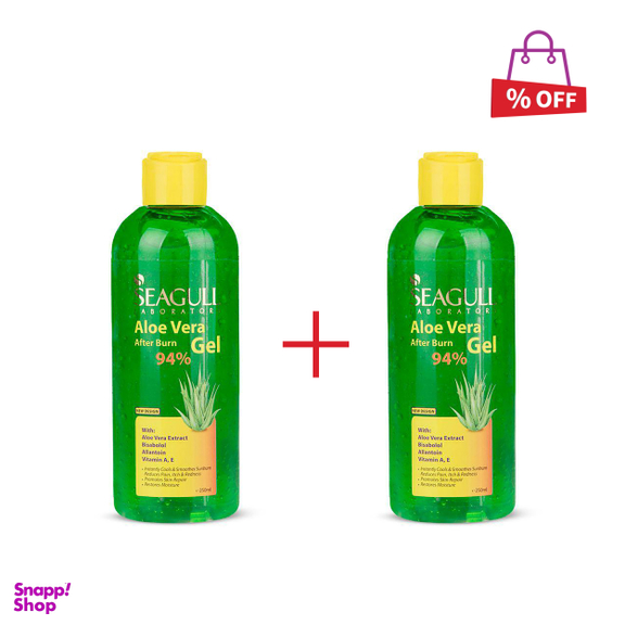 ژل پس از سوختگی سی گل (Seagull) مدل آلویه ورا حجم 250 میلیلیتر مجموعه 2 عددی