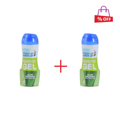 ژل روان کننده کدکس (Kodex) مدل Sensitive با رایحه آلویه ورا حجم 90 میلی‌لیتر مجموعه 2 عددی