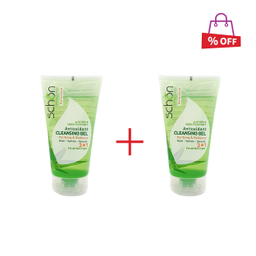 ژل شستشو صورت شون (Schon) مدل Aloe Vera & Green Tea حجم 150 میلی لیتر مجموعه 2 عددی