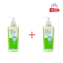 ژل شستشوی صورت نیودرم (Neuderm) مدل Gentle Purifier حجم 200 میلی‌لیتر مجموعه 2 عددی