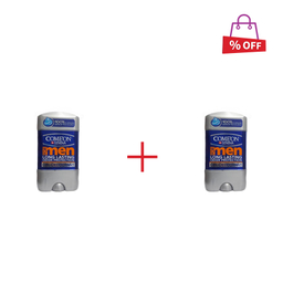 ژل شفاف ضد تعریق مردانه کامان (Comeon) مدل Long Lasting حجم 75 میلی‌لیتر مجموعه 2 عددی