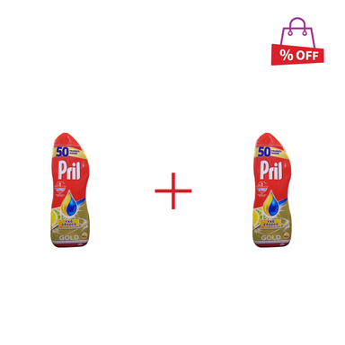 ژل ماشین لباس شویی پریل (Pril) مدل Gold حجم 900 میلی لیتر مجموعه 2 عددی