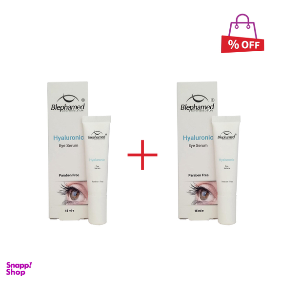 سرم دور چشم بلفامد (Blephamed) مدل Hyaluronic حجم 15 میلی‌لیتر مجموعه 2 عددی