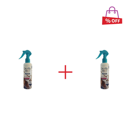 سرم مو دو فاز دیترون (Ditron) مدل کراتین و روغن آرگان حجم 250 میلی‌لیتر مجموعه 2 عددی