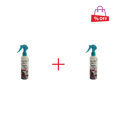 سرم مو دو فاز دیترون (Ditron) مدل کراتین و روغن آرگان حجم 250 میلی‌لیتر مجموعه 2 عددی
