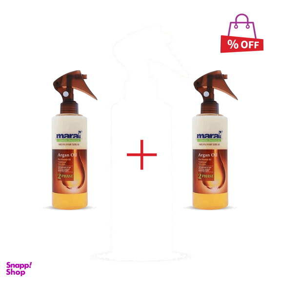 سرم مو دو فاز مارال (Maral) مدل Argan Oil حجم 250 میلی‌لیتر مجموعه 2 عددی