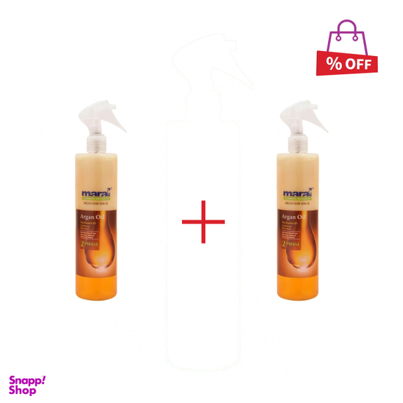 سرم مو دو فاز مارال (Maral) مدل Argan Oil حجم 450 میلی‌لیتر مجموعه 2 عددی