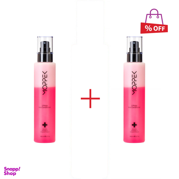 سرم مو دو فاز موپک مدل Pink حجم 200 میلی‌لیتر مجموعه 2 عددی