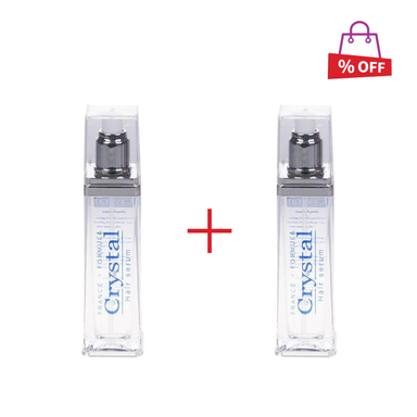 سرم مو کریستال (Crystal) مدل frizz ease حجم 120 میلی‌لیتر مجموعه 2 عددی