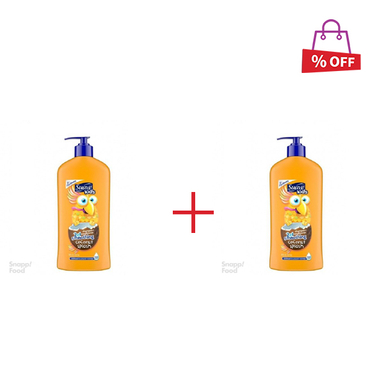 شامپو بچه سوایو (Suave) مدل Coconut 2 in 1 حجم 532 میلی لیتر مجموعه 2 عددی