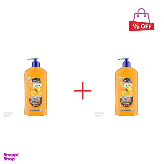 شامپو بچه سوایو (Suave) مدل Coconut 2 in 1 حجم 532 میلی لیتر مجموعه 2 عددی