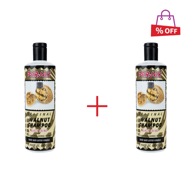 شامپو پرژک (Parjak) مدل گردو وزن 450 میلی‌لیتر مجموعه 2 عددی