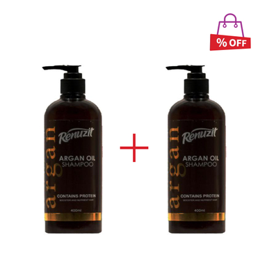 شامپو تقویت کننده مو رینوزیت (Renuzit) مدل Argan Oil حجم 400 میلی‌لیتر مجموعه 2 عددی