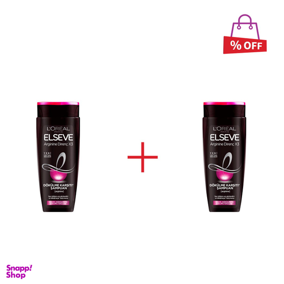 شامپو ضد ریزش لورآل (Loreal) مدل Arginine Direnc X3 حجم 450 میلی لیتر مجموعه 2 عددی