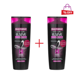 شامپو ضد ریزش مو لورآل (Loreal) سری Elseve مدل Arginine Resist X3 حجم 400 میلی‌لیتر مجموعه 2 عددی